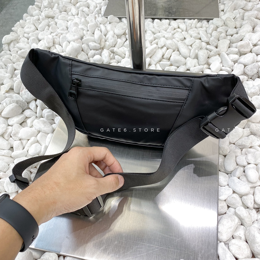 Túi đeo chéo Nam Nữ vải poly chống nước, 3 ngăn lớn GATE6 - 8202