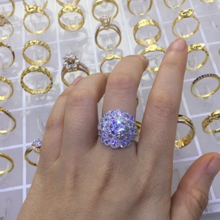 Nhẫn bạc chuẩn đẹp gắn đá cz