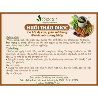 Muối thảo dược