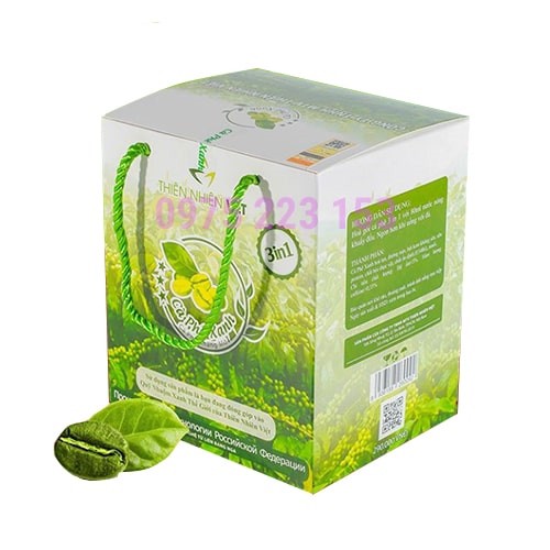CÀ PHÊ XANH THIÊN NHIÊN VIỆT loại 30 gói