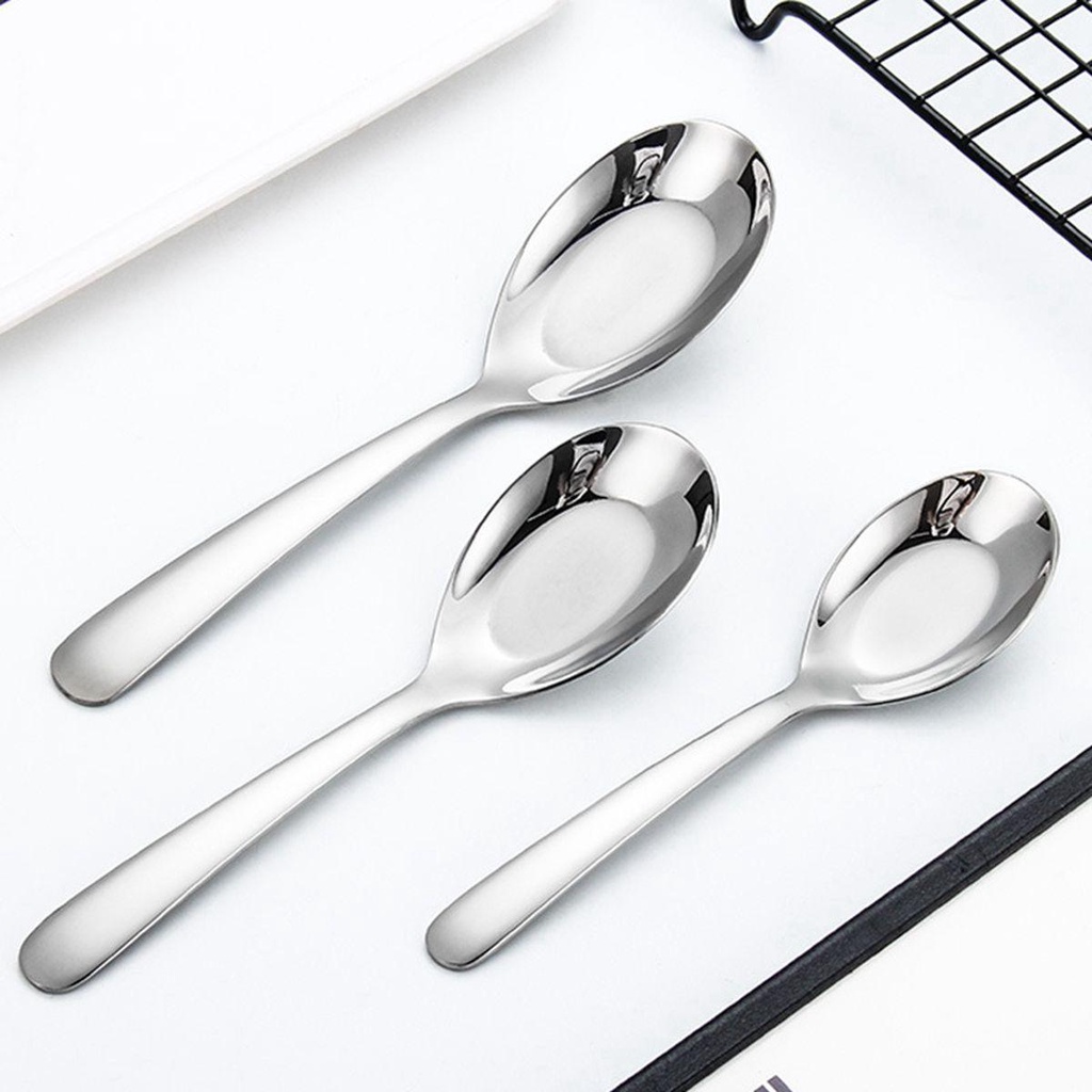 Muỗng Súp Bằng Thép Không Gỉ Tiện Dụng Dành Cho Nhà Bếp