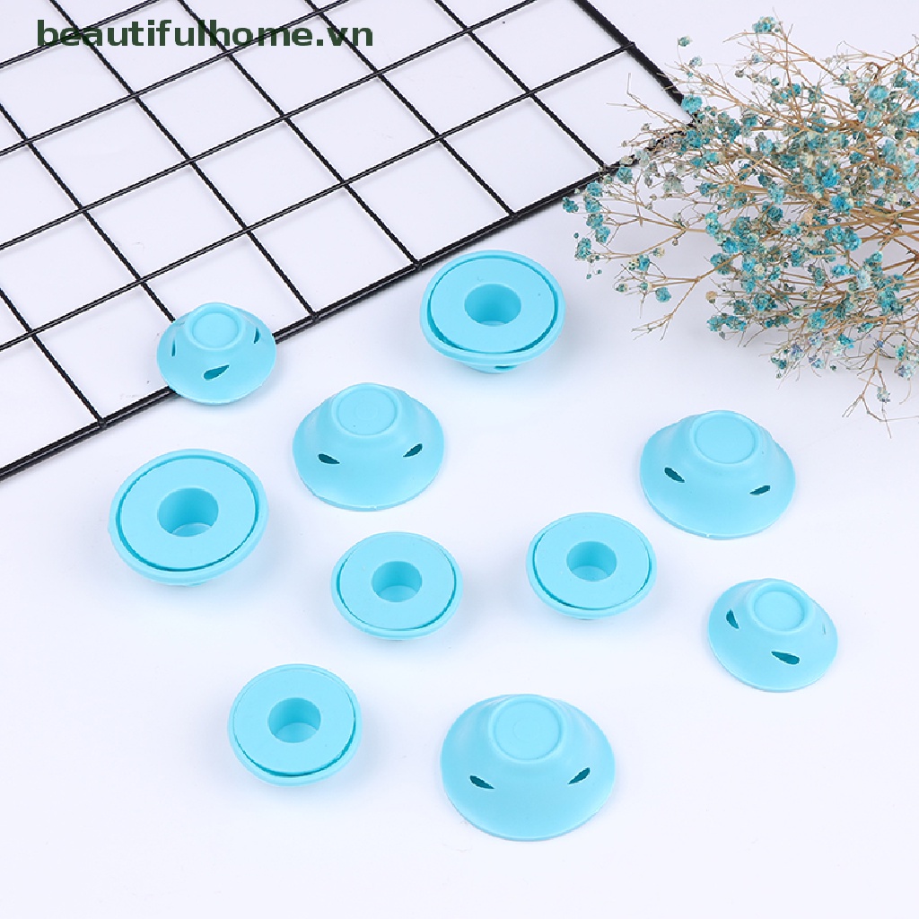 Bộ 10 Dụng Cụ Uốn Tóc Bằng Cao Su Silicon Mềm Không Dùng Nhiệt