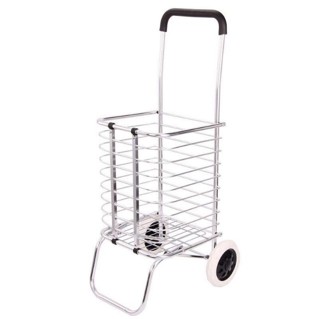 Xe đẩy hàng gấp gọn ( có giỏ )
