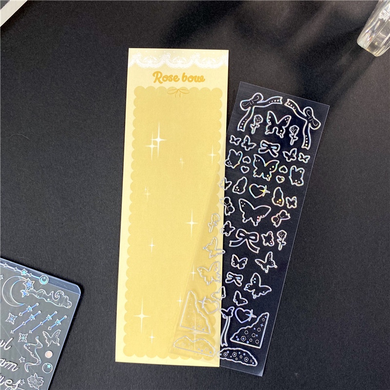 Miếng Dán Trang Trí Hình Cá Voi / Sứa Biển Màu Đồng Lấp Lánh