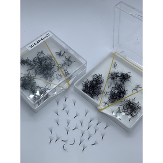 MI FAN SẴN 5D SIÊU MỀM, LÔNG CHỒN CONG C,CC,D ( 500FAN ) MDC LASHES, SỢI MI BẮT KEO