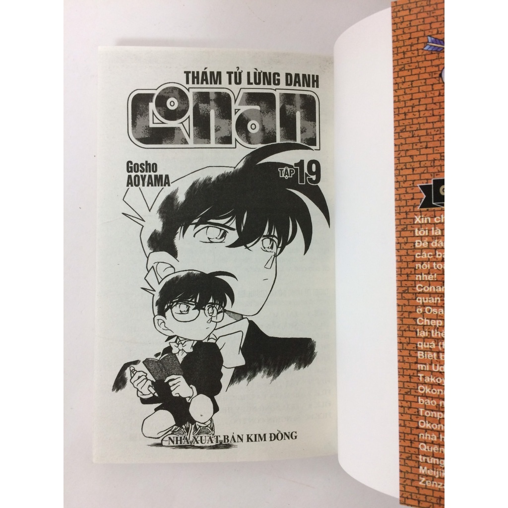 Sách - Thám tử lừng danh Conan - Tập 19