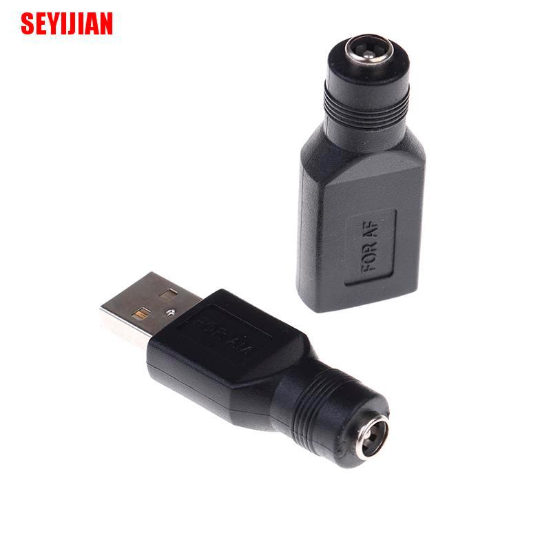Đầu Chuyển Đổi 5V 5.5X2.1Mm Dc Usb 2.0 Chuyên Dụng Cho Laptop