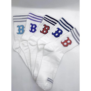 🌟FREESHIP🌟Tất Vớ thể thao cao cổ Boston chữ B nhiều màu siêu đẹp