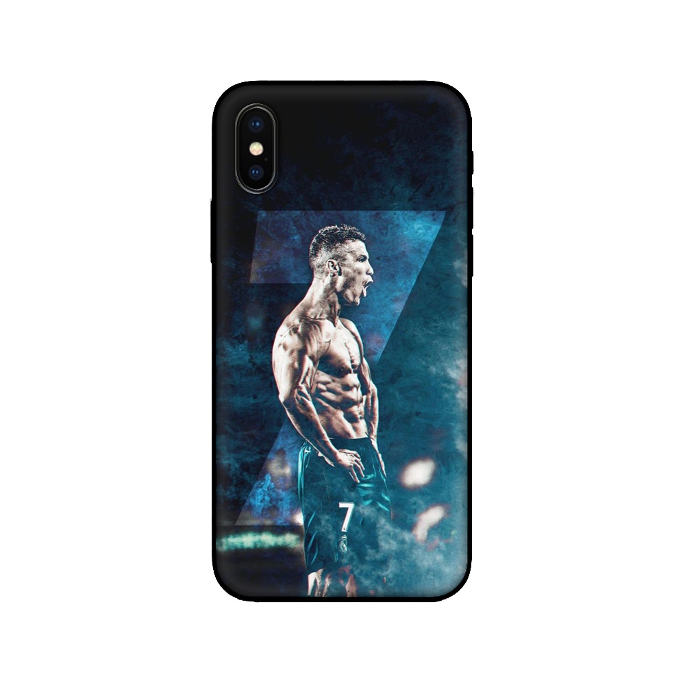 Ốp Điện Thoại Silicone Tpu Mềm Hình Cristiano Ronaldo Cho Apple iphone X XS XR Max