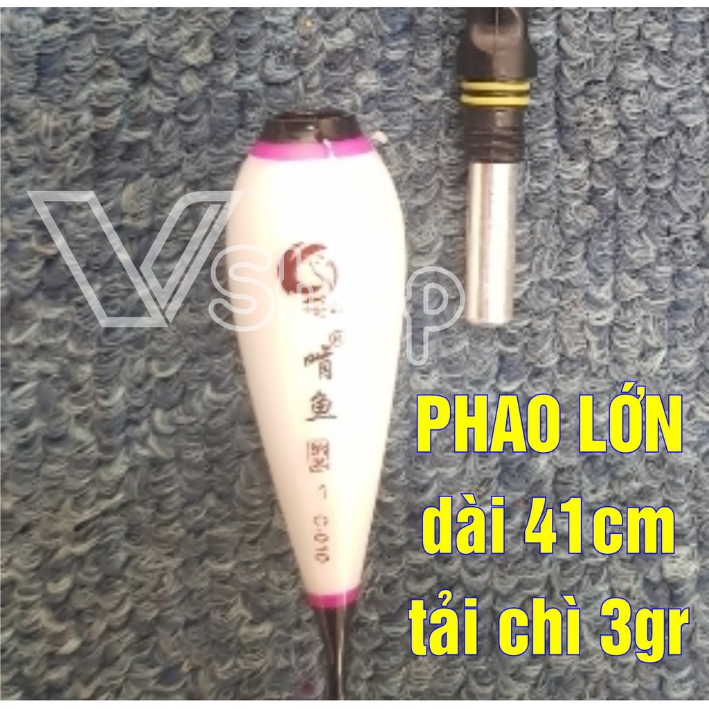 Phao sáng, dùng pin, chất liệu nano, phao đèn, câu cá buổi tối, câu đêm