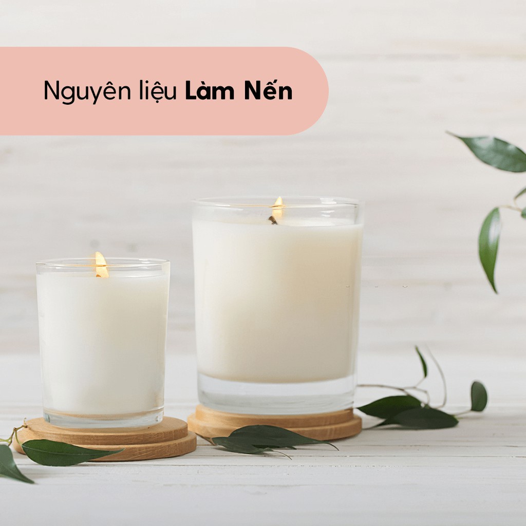 Sáp Ong Nguyên Chất Dạng Viên Trắng Nhỏ - Nguyên Liệu Làm Nến Thơm (1kg)