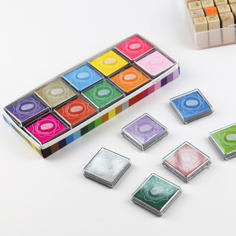 Bộ 20 Mực In Dấu Trang Trí Album DIY