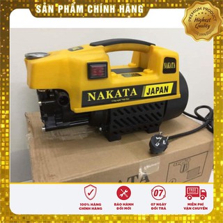 [ free ship ] máy rửa xe nakata công xuất 2500w.tặng bình tạo bọt tuyết .bảo hành 12 tháng.lỗi 1 đổi 1 trong 30 ngày