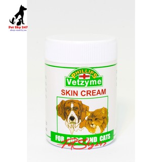 Kem Mỡ Vetzyme Skin Cream Bôi Vi.êm Da Trên Chó Mèo Hộp 50G (Thái Lan)