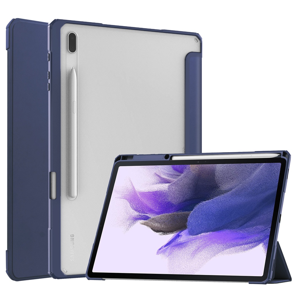 Bao Da Máy Tính Bảng Trong Suốt Cho Samsung Galaxy Tab S8 Plus 12.4&quot;SM-X800/X806 S7 Plus S7 FE