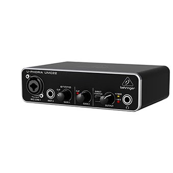 [Mã ELHACE giảm 4% đơn 300K] Sound card thu âm 48v Behringer Uphoria UMC22