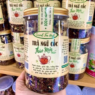 Trà Thảo Mộc, TRÀ NGŨ CỐC THẢO MỘC ĐÔ 37, Hộp 500 gam, Thanh nhiệt - Giải độc - Mát Gan,Bách Hóa Thực Phẩm Sạch