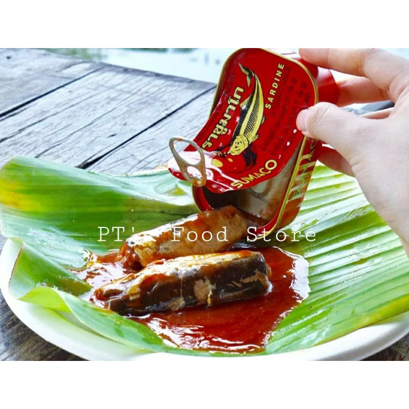 [Nhập khẩu] Cá Mòi 125gr Sốt Cà Chua đóng hộp Sumaco sardines Giàu CANXI bổ dưỡng, thơm ngon đậm đà