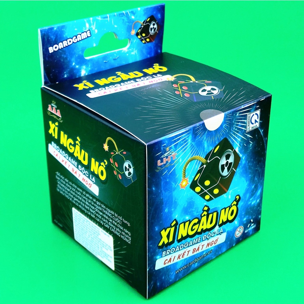 Boardgame Xí Ngầu Nổ mới lạ cực kỳ vui [Chính hãng AAA-LHT]