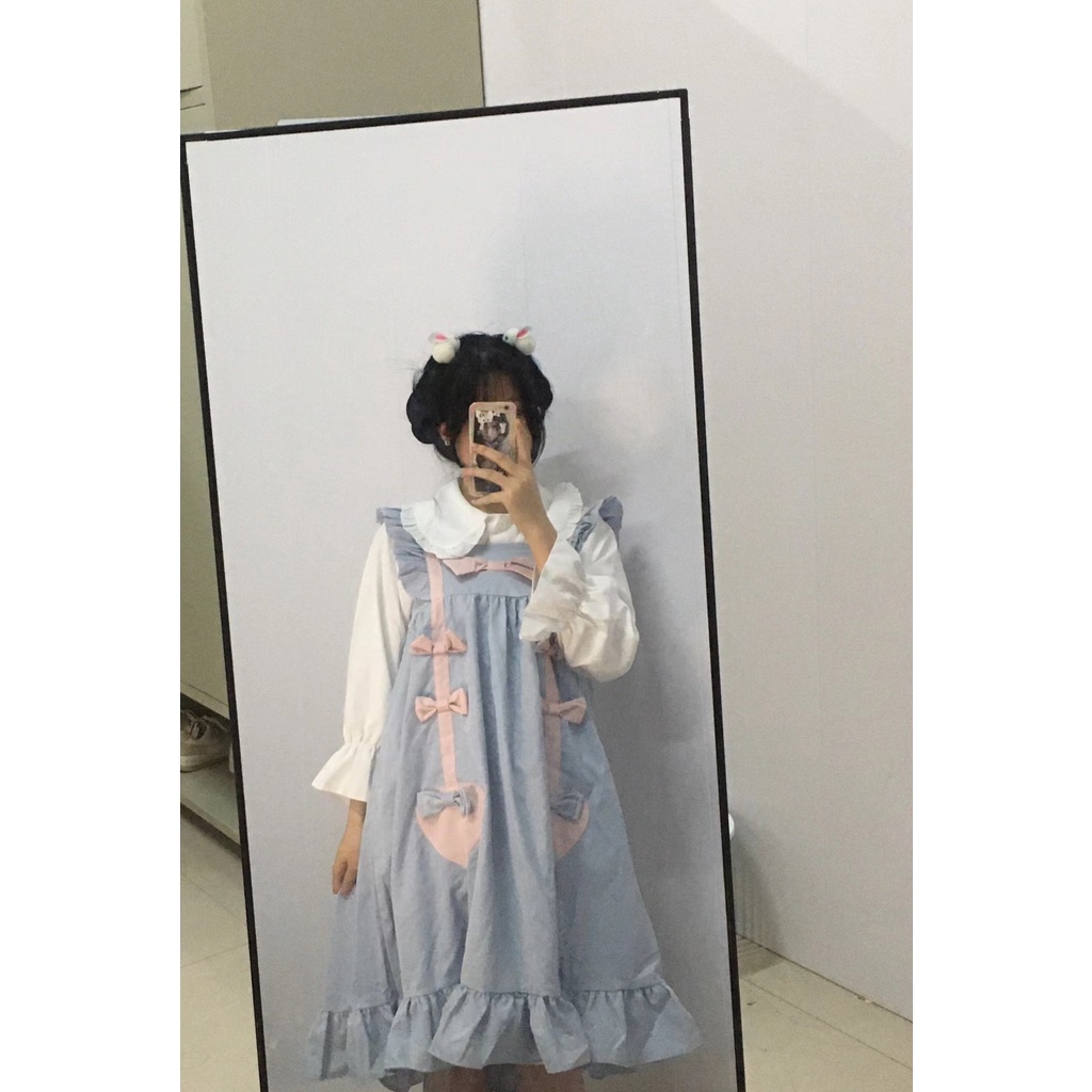 Đầm Lolita Mềm Mại Dáng Rộng Thời Trang Xuân Thu Cho Nữ