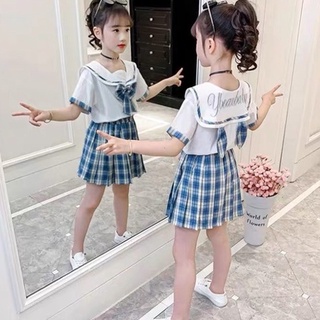 Bộ đồng phục kẻ học sinh đi chơi đi học bk002
