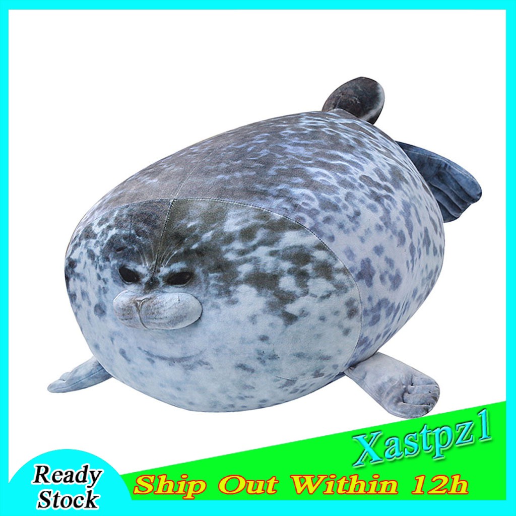 [Ready Stock] Seal Stuffed Jumbo Giant Large Animal Plush Pillow Toy Soft Doll