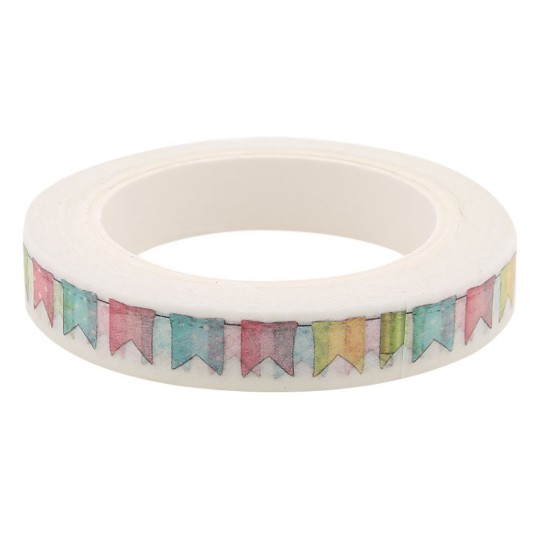 Băng Keo Giấy Trang Trí Washi Tape - Flag String