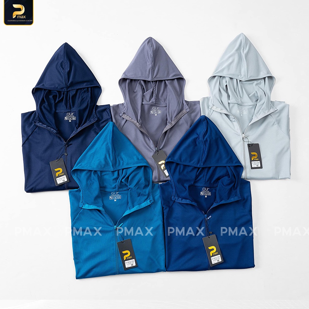 Áo chống nắng nam nữ PMAX dáng unisex 1 lớp ngăn tia UV bụi mịn thoáng mát trẻ trung (5 màu)