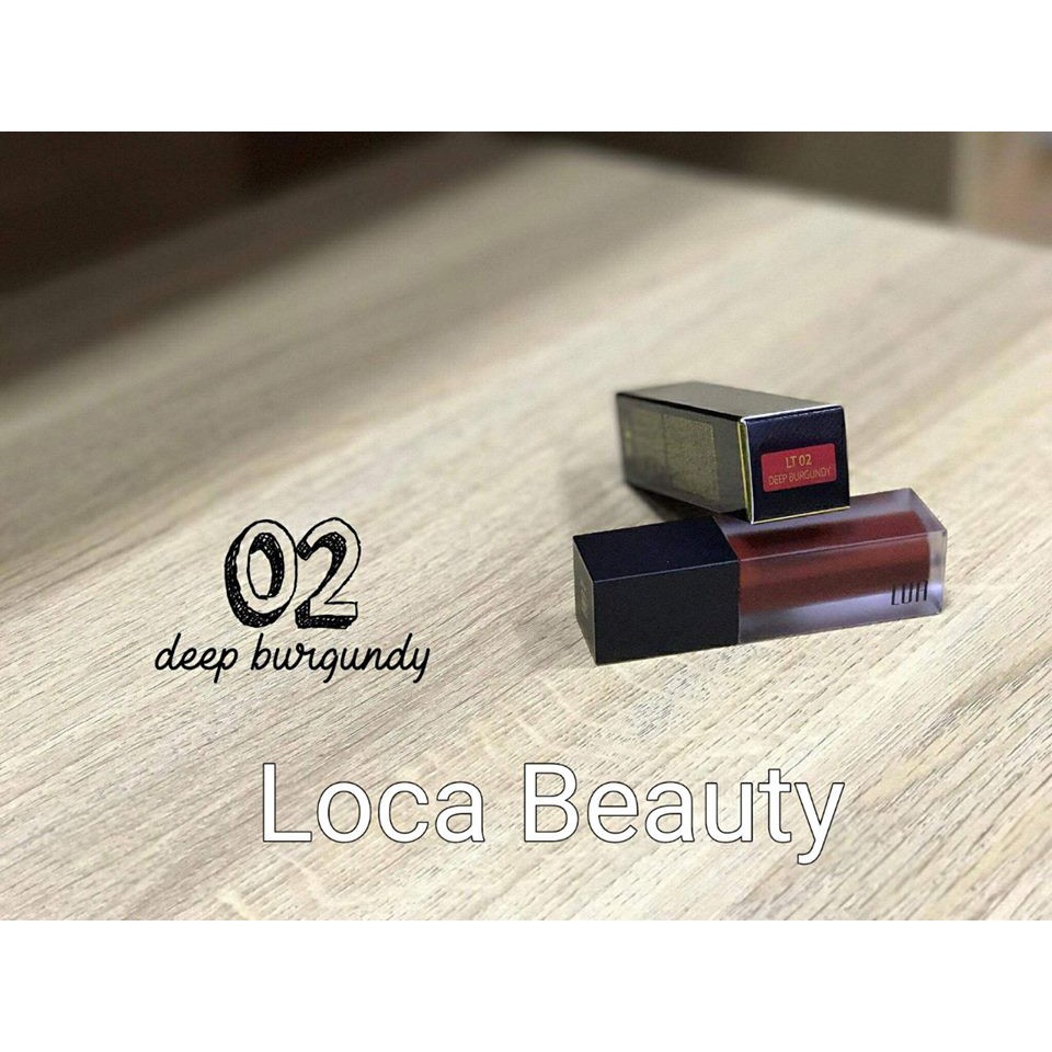 [02 ĐỎ ĐÔ] Son Kem Hàn Quốc màu đỏ rượu/đỏ đô | BigBuy360 - bigbuy360.vn