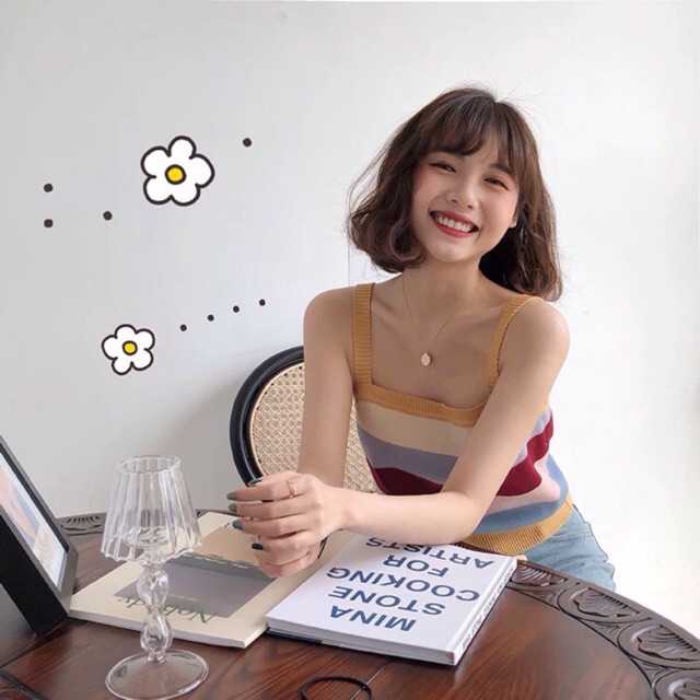 ORDER Áo hai dây len mỏng - nhiều mẫu
