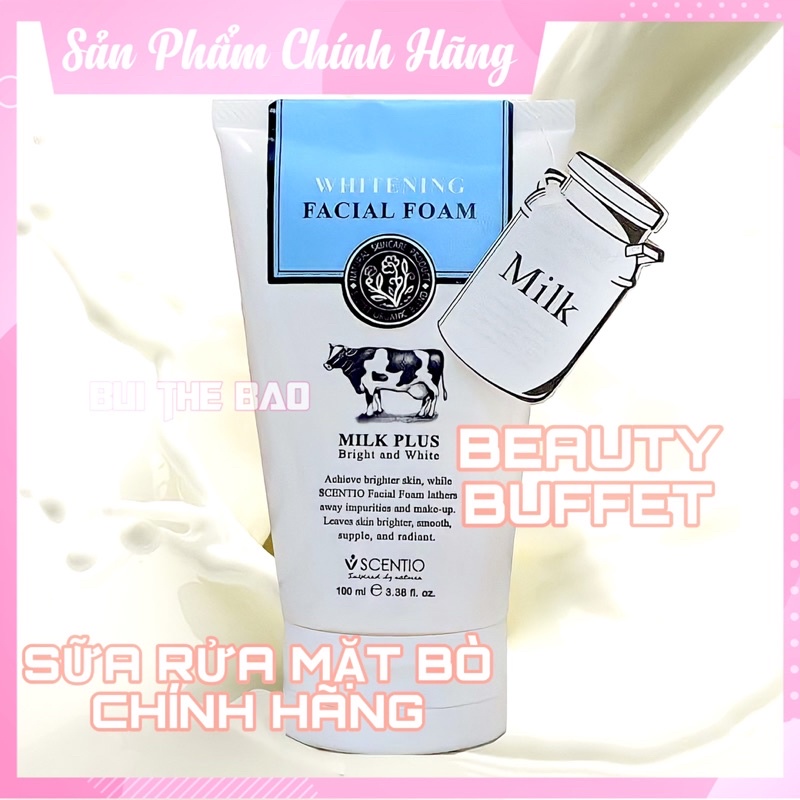 Sữa Rửa Mặt Beauty Plus+ Thái Lan 🇹🇭 Chính Hãng Beauty Buffet Siêu Thị Thái Lan 🇹🇭 Mẫu Mới 50ml