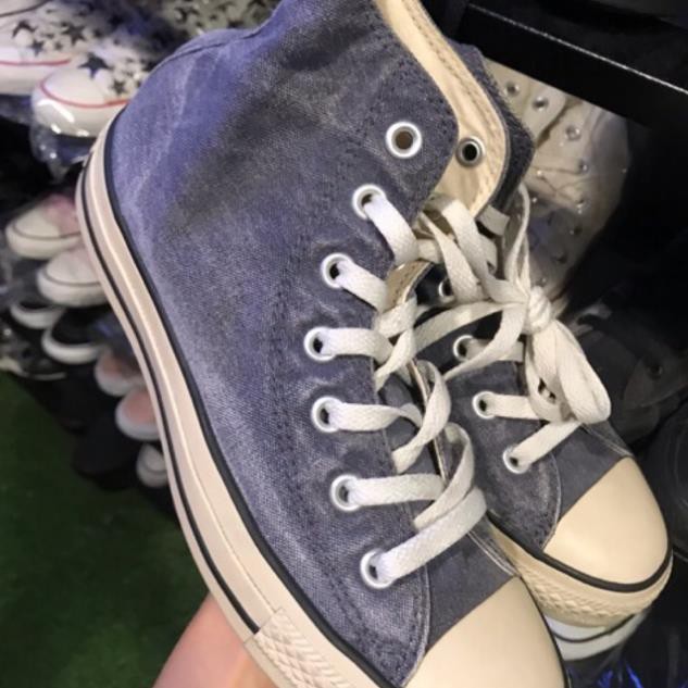 GIÀY CONVERSE CLASSIC XÁM CỔ CAO SIZE 398/24cm (Real 100%/2Hand) [Sẵn Hàng]