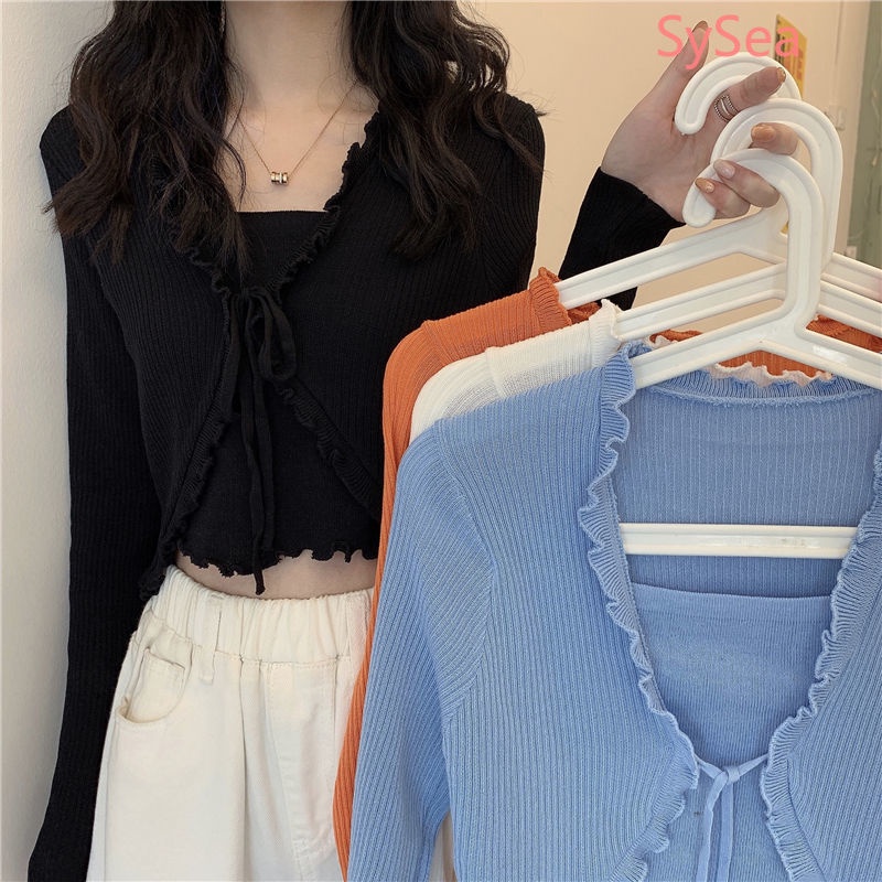 women's spring long sleeve knit shirt