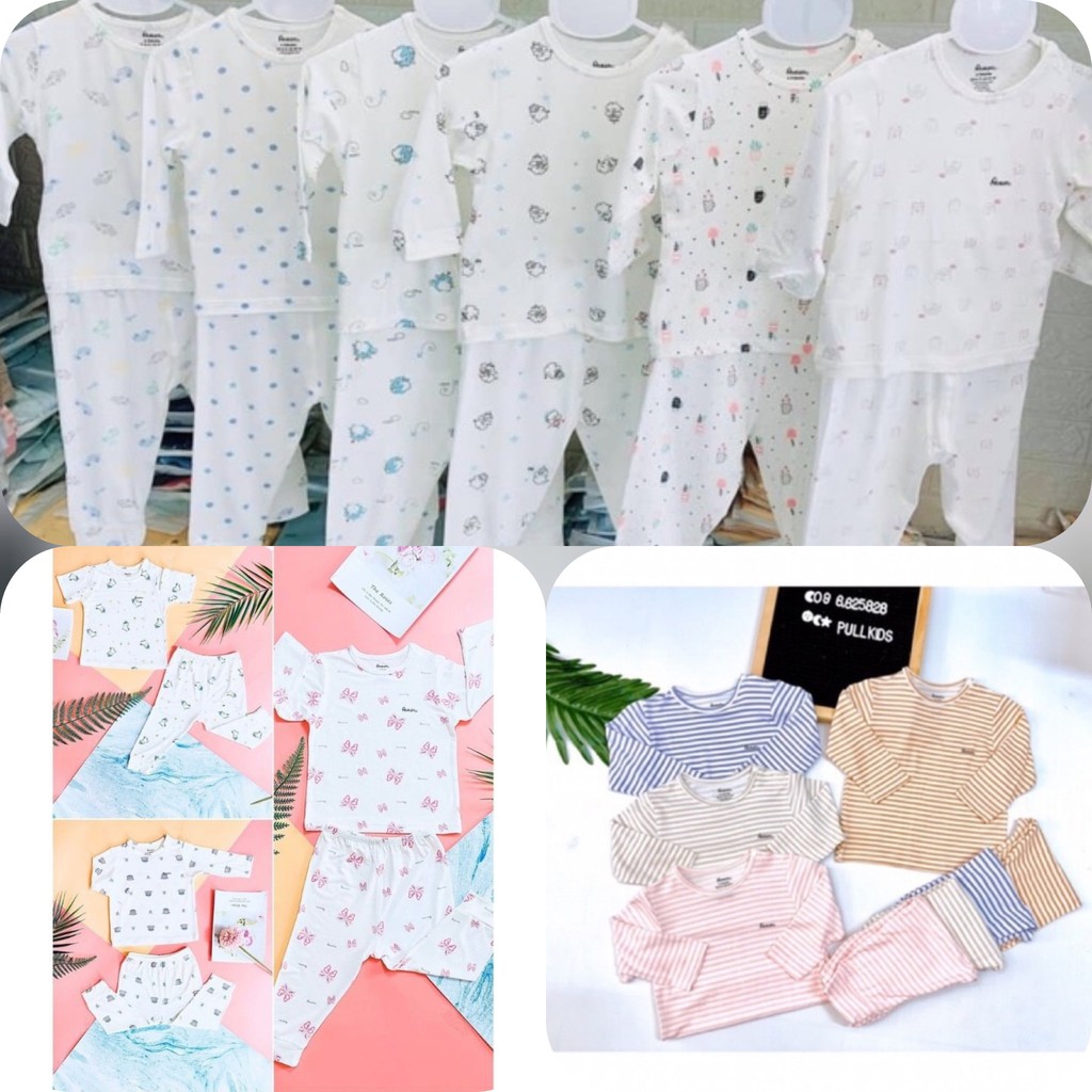 Bộ dài tay cúc vai Avaler sợi tre (lẻ size)