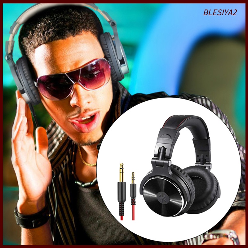 [BLESIYA2] Over Ear DJ Stereo Wired Headphone Headsets for Studio