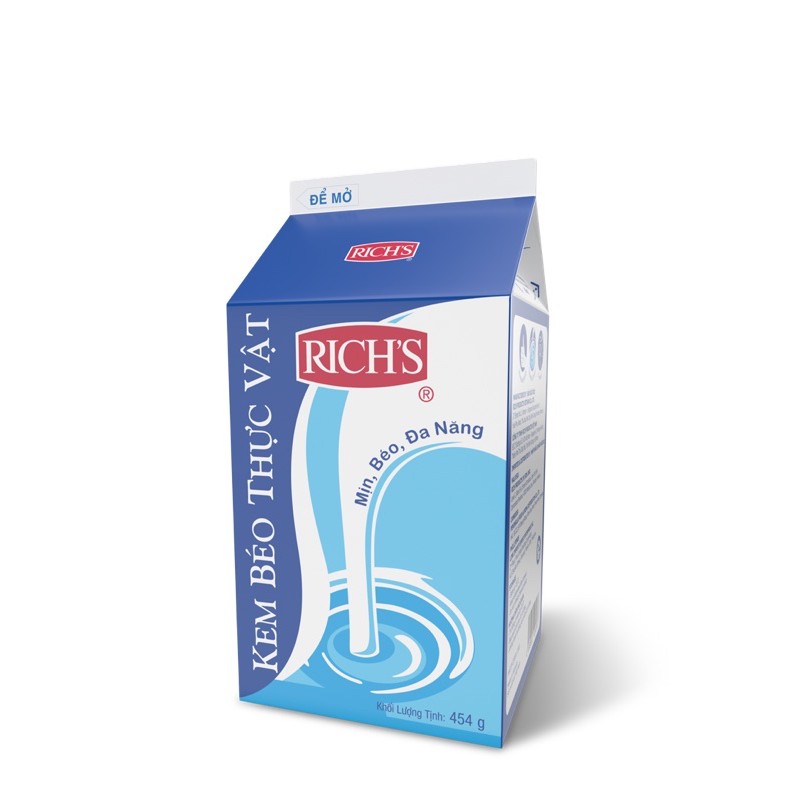 Kem béo thực vật Rich’s 454g