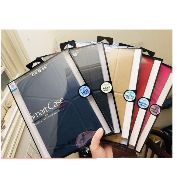 Bao da Samsung Galaxy Tab S7/ Tab S7 Plus  Chính hãng Onjess lưng mềm