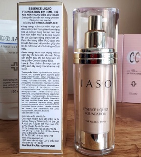 Kem Nền Trang Điểm IASO Essence Liquid Foundation
