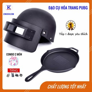 [Combo] Chảo Pubg Size Lớn | Mũ Pubg Cosplay Dụng Cụ Hóa Trang Cực Chất