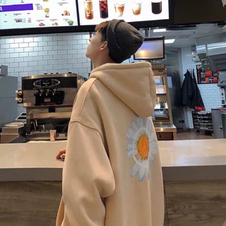 áo hoodie nỉ bông hoa cúc thêu M351[Kèm hình thật]