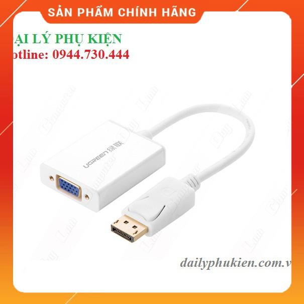 Cáp Displayport sang VGA + audio UGREEN 20412 dailyphukien