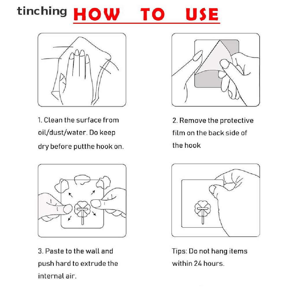 Móc Treo Đồ Gắn Tường Trong Suốt Hai Mặt Có Giác Hút Chắc Chắn