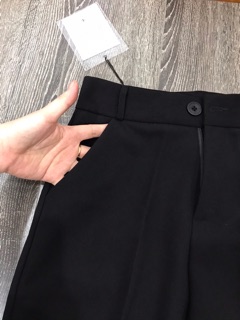 (Ảnh thật + clip thật) Quần suông cúc giữa