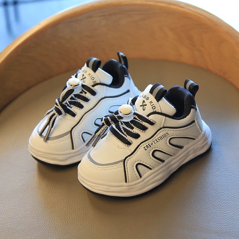 Oeteo Giày Chạy Bộ Đế Bằng Màu Hồng Dễ Thương Cho Bé