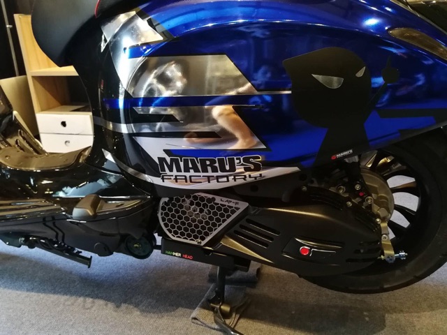Ốp nồi côn lưới tổ ong cho Vespa máy đời iget
