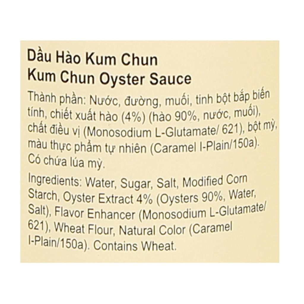 Dầu hào Kum Chun Lee Kum Kee chai 510g