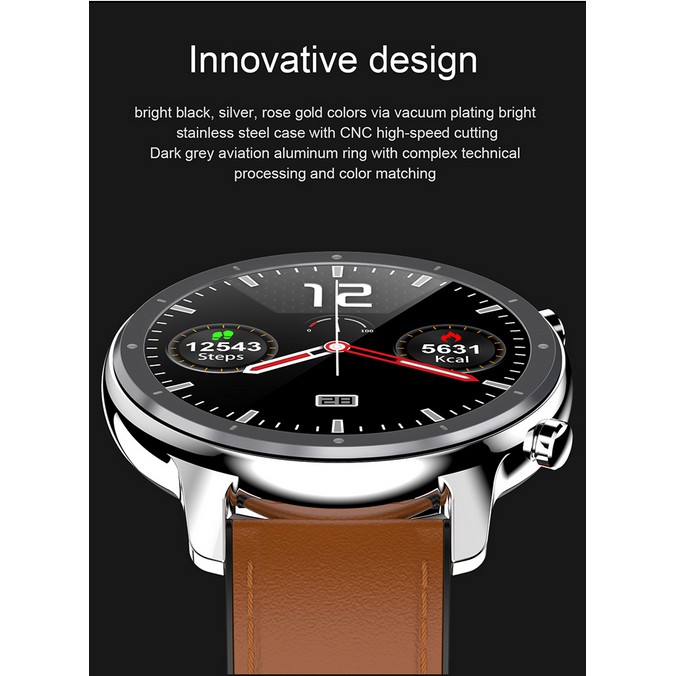 Đồng hồ thông minh Microwear L11 - Kết nối bluetooth nhận thông báo, đo nhịp tim