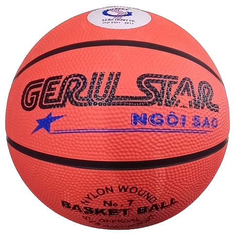 BÓNG RỔ GERU STAR - B7 - CAO SU - SIZE SỐ 7 - BANH BÓNG RỔ - BÓNG THỂ THAO - HÀNG CHÍNH HÃNG