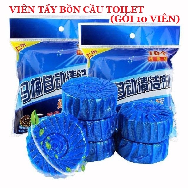 Set 10 viên tẩy bồn cầu Hàn Quốc , an toàn, sạch mọi vết ố vàng, tiết kiệm