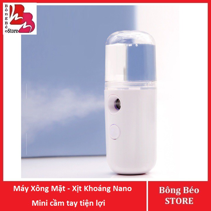 Máy Xông Mặt - Xịt Khoáng Nano Mini cầm tay tiện lợi